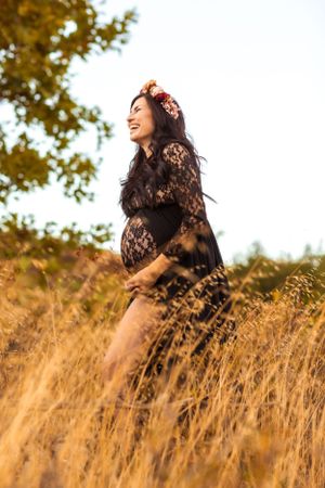 Silverwood Lakes maternity photoshoot High Desert Southern California