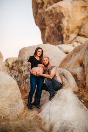Silverwood Lakes maternity photoshoot High Desert Southern California