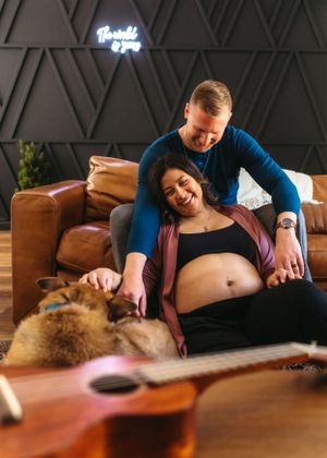 Big Bear maternity photographer Airbnb maternity shoot High Desert photographer Southern California