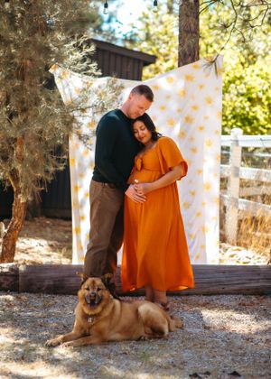 Big Bear maternity photographer Airbnb maternity shoot High Desert photographer Southern California