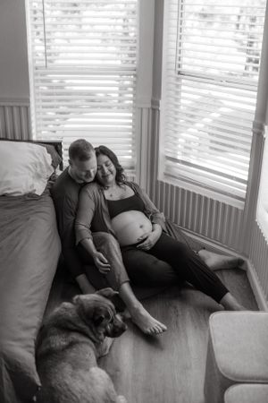 Big Bear maternity photographer Airbnb maternity shoot High Desert photographer Southern California