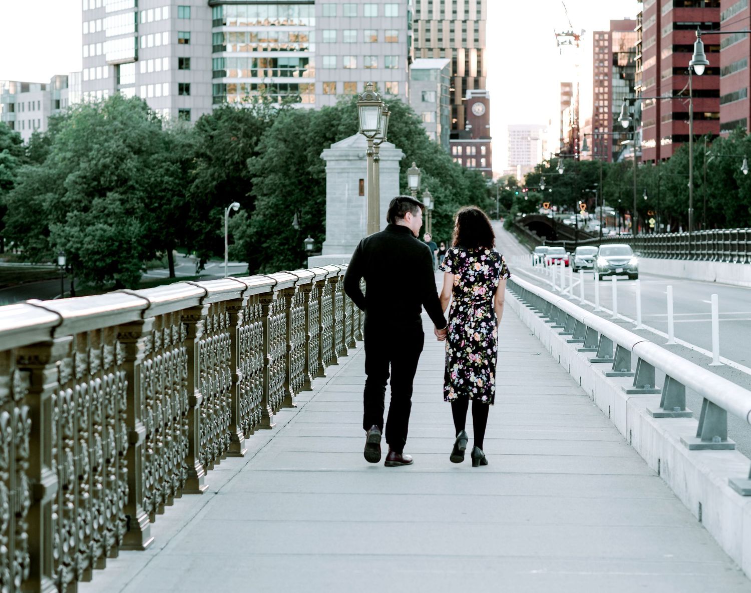 Melodie + Kevin Engagement Session at the Charles River Esplanade, Cambridge, MA