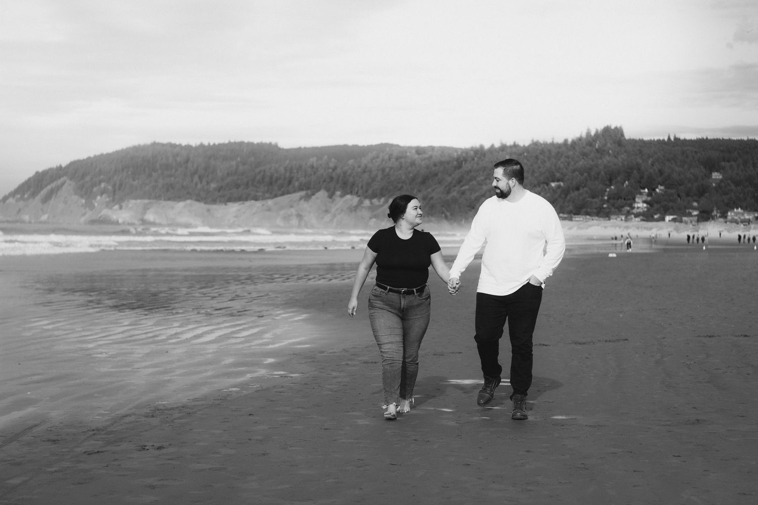 Canon Beach, Oregon Engagement and Proposal Photos- tcolephotography