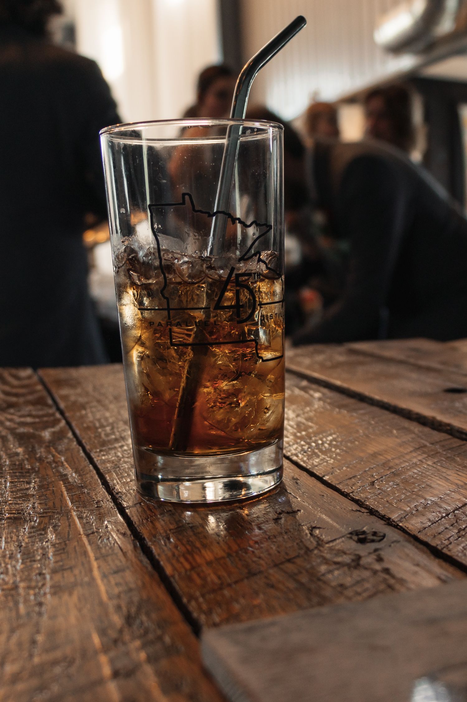 Glass with soda