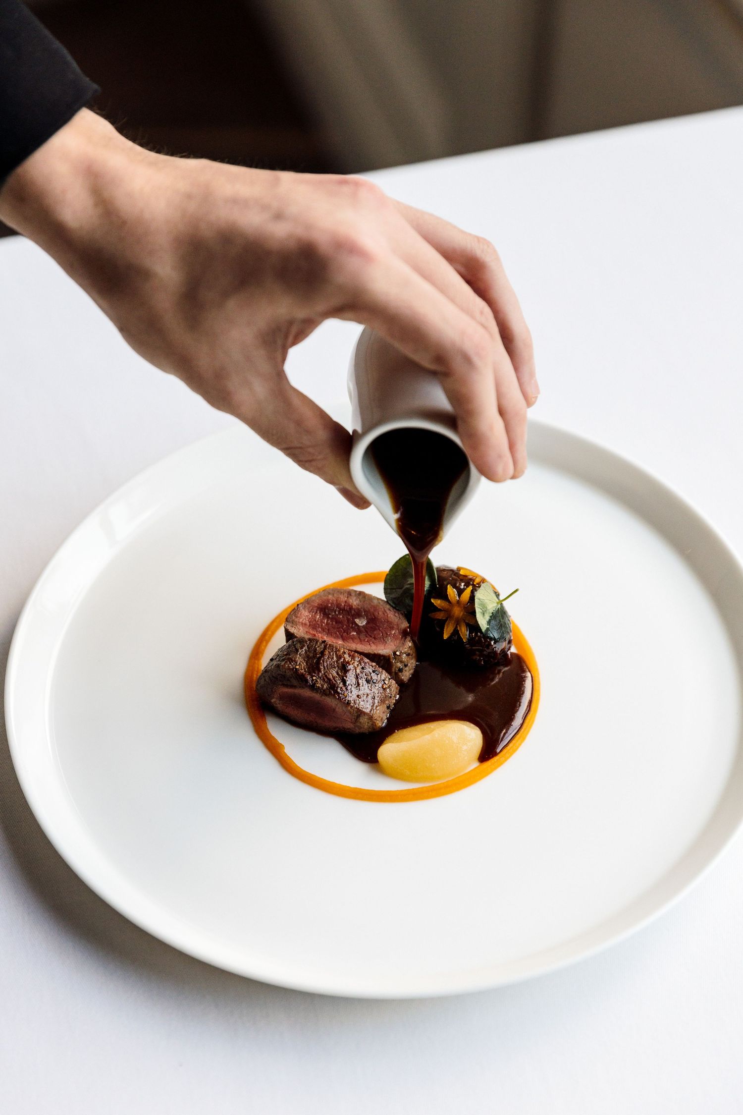 Fine dining photography