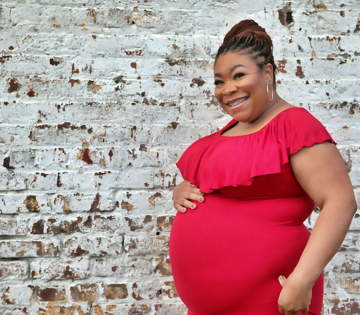 Maternity Session in Downtown Prattville Alabama by the Cotton Gin