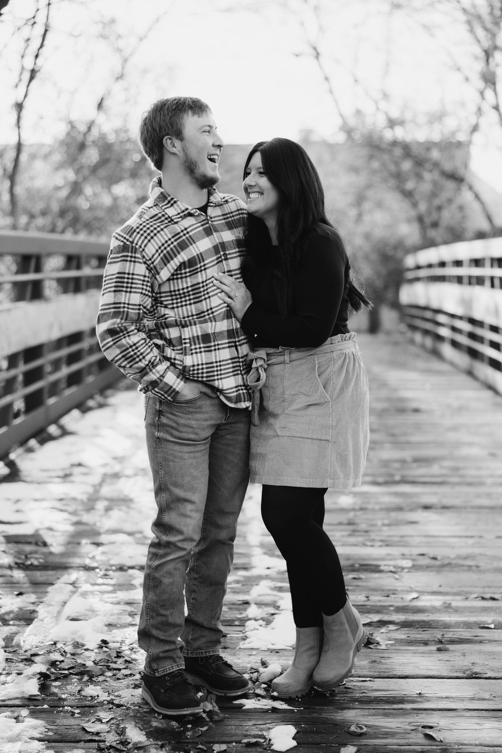 Sunset Engagement Photos Minnesota Fall Hayley Faith Photo