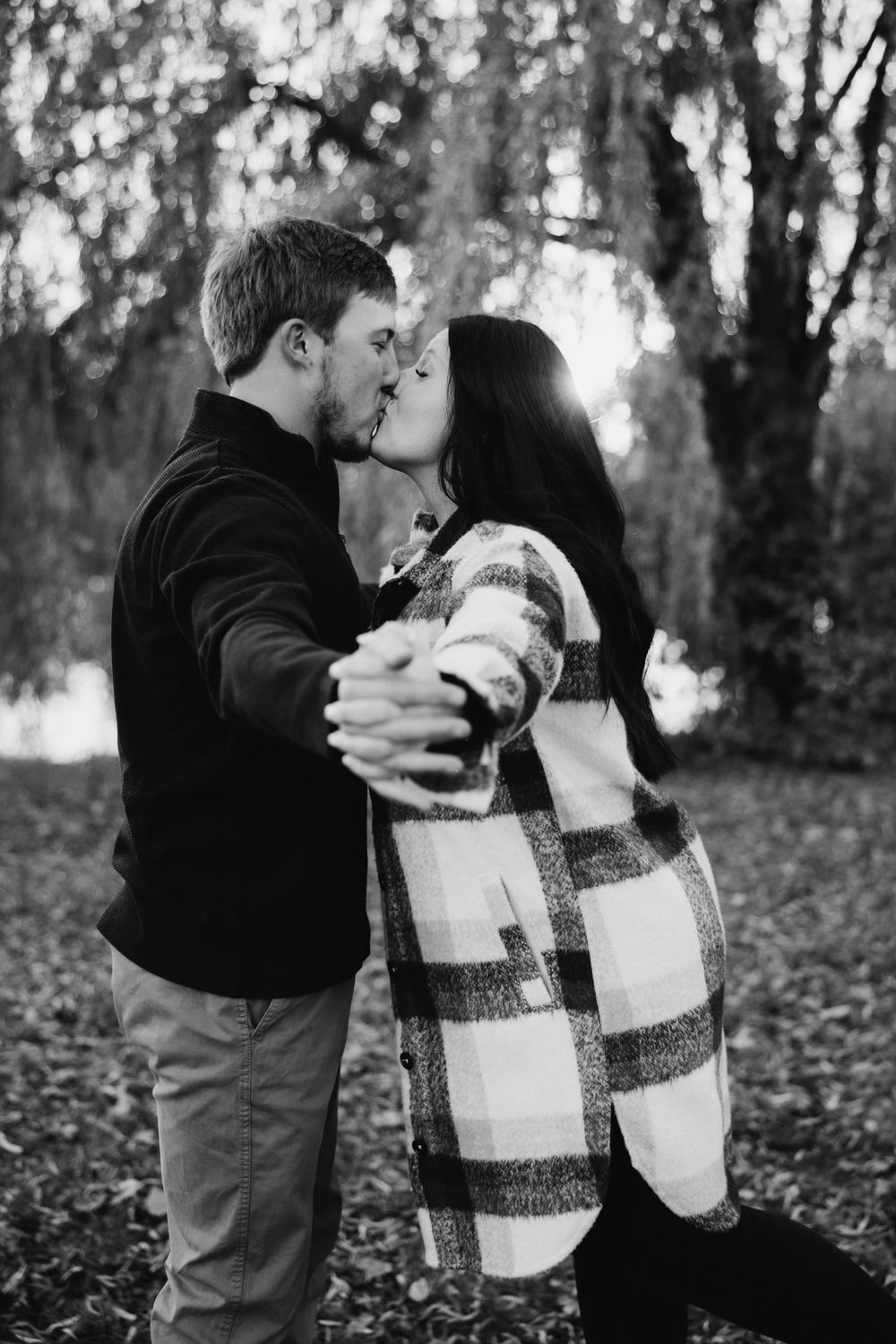 Sunset Engagement Photos Minnesota Fall Hayley Faith Photo