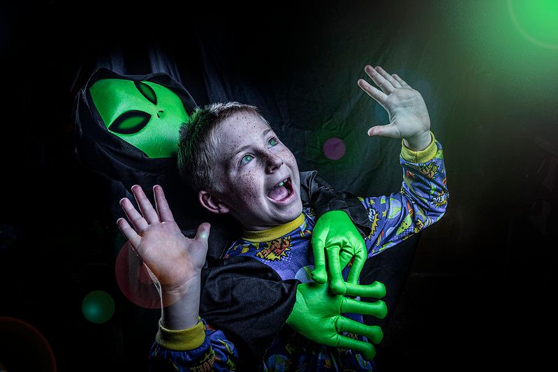Halloween Portrait Alien ©Chad Foster Photography