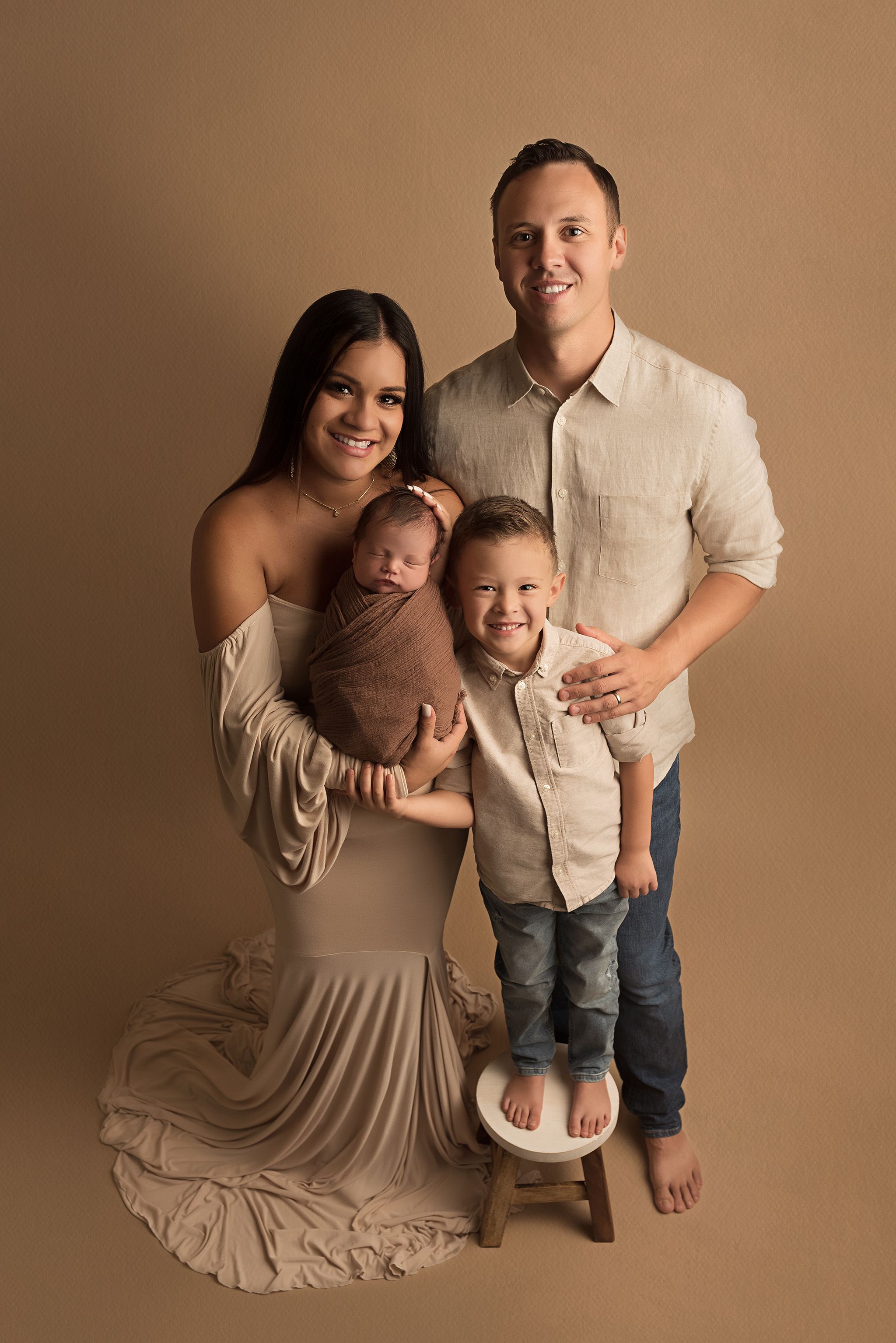 newborn family