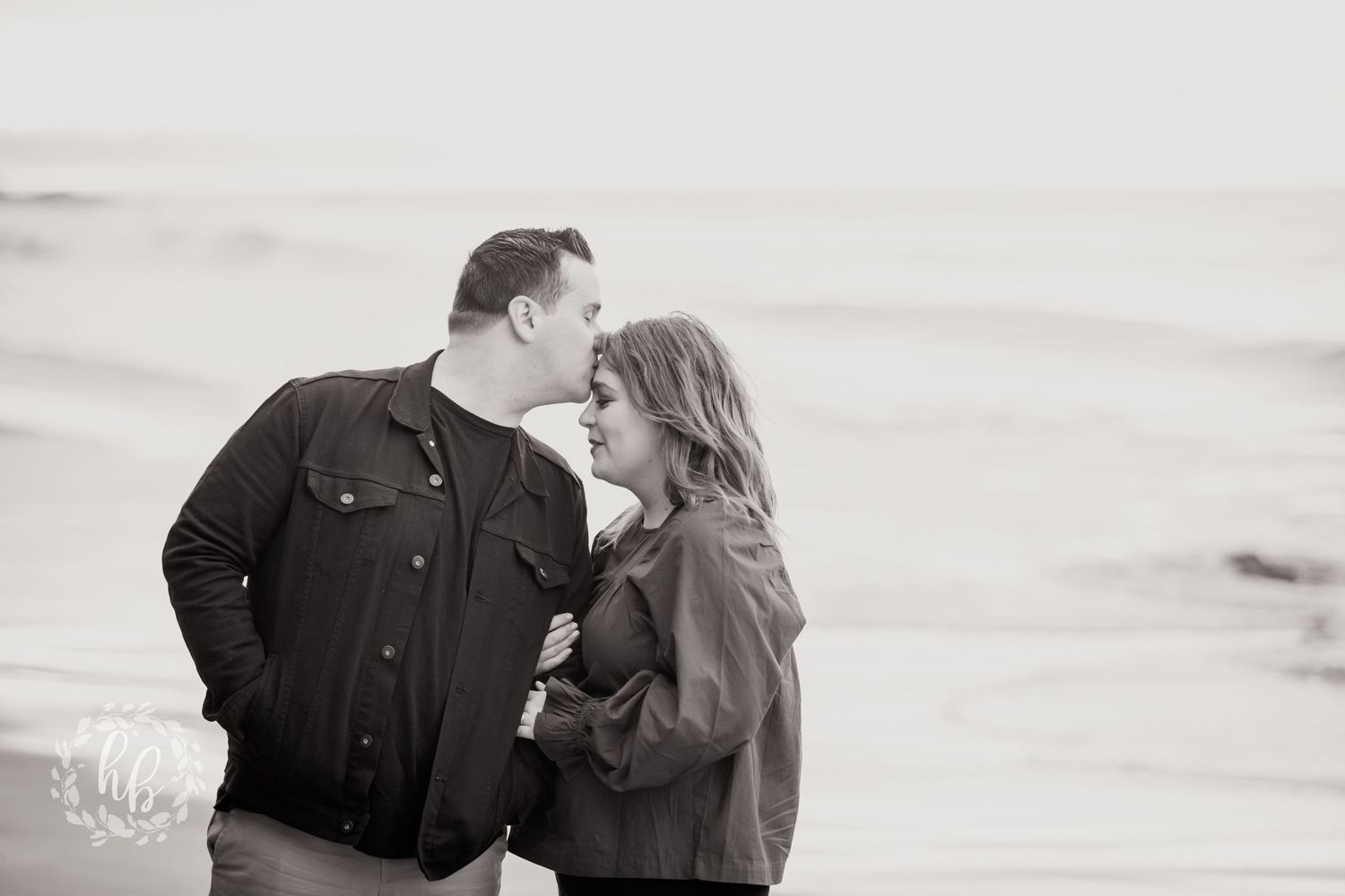 Malibu beach engagement photos
