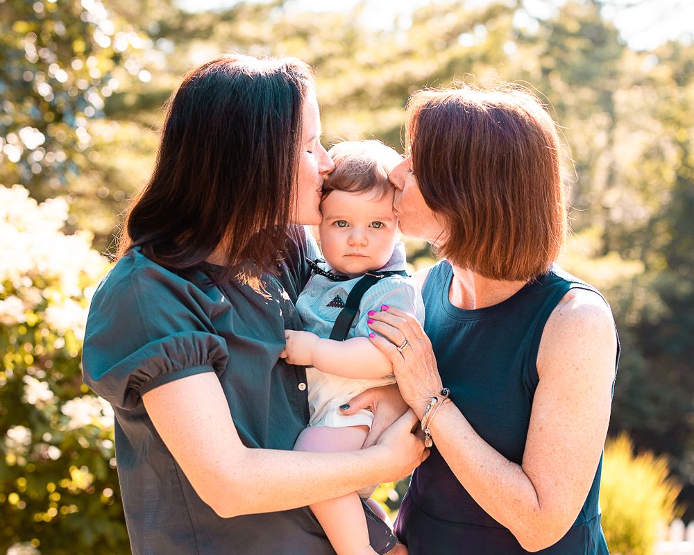 Mother, Grandmother, and Toddler Photo Idea