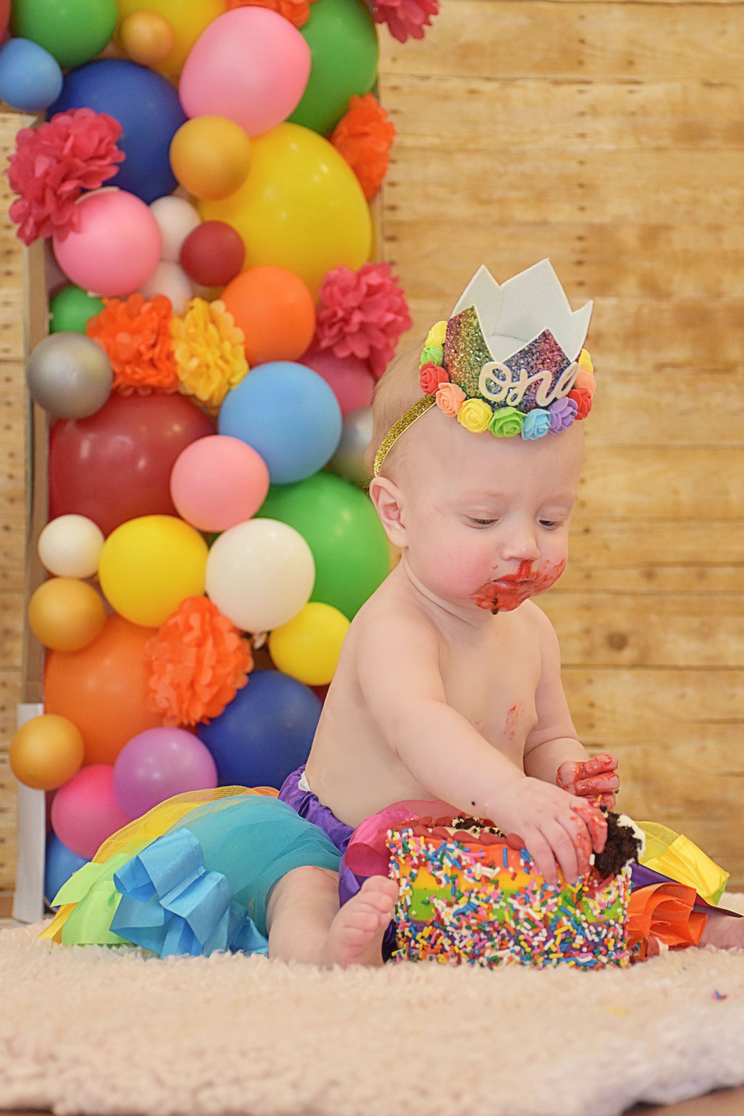 Experience the beauty of a first birthday through the lens of our talented  virginia beach photographer