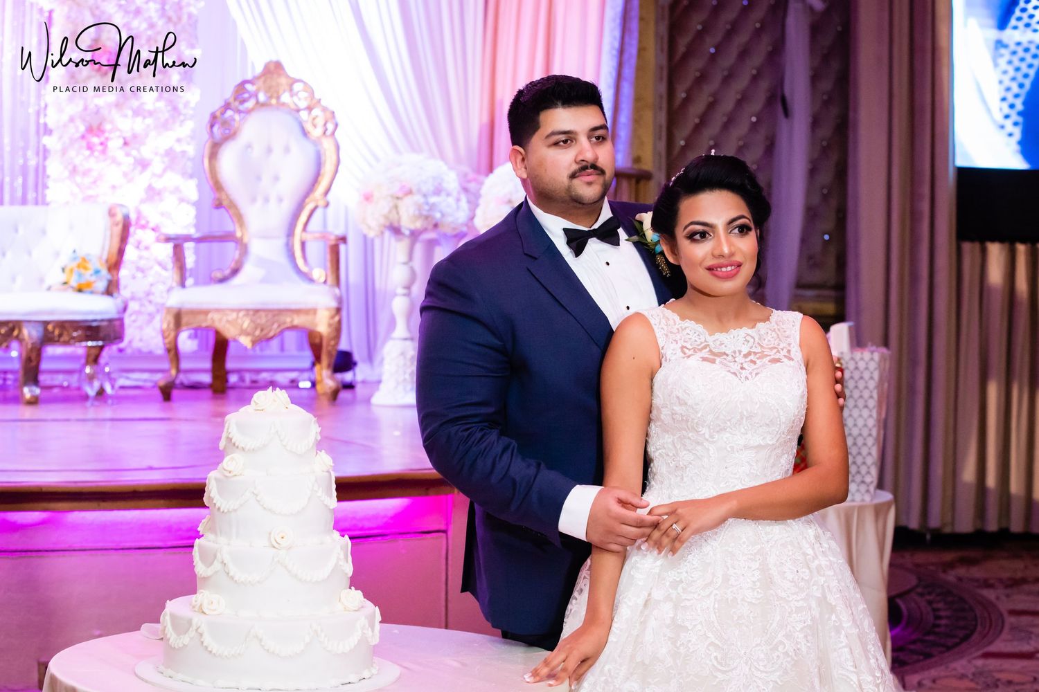 Wedding Cake cutting is a tradition among all nations.
