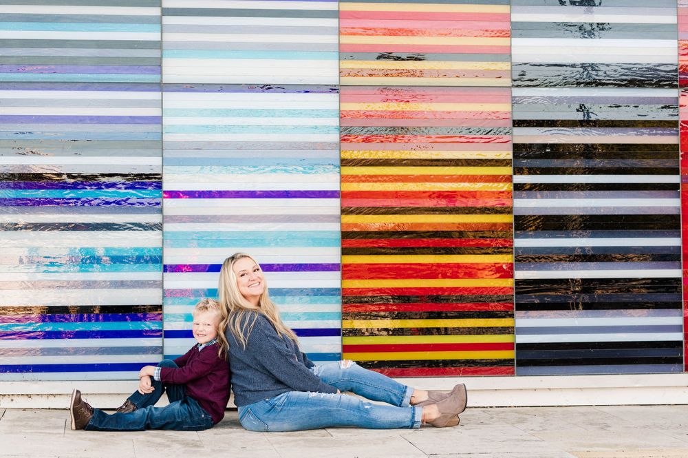 Downtown Des Moines Mommy & Me Photography