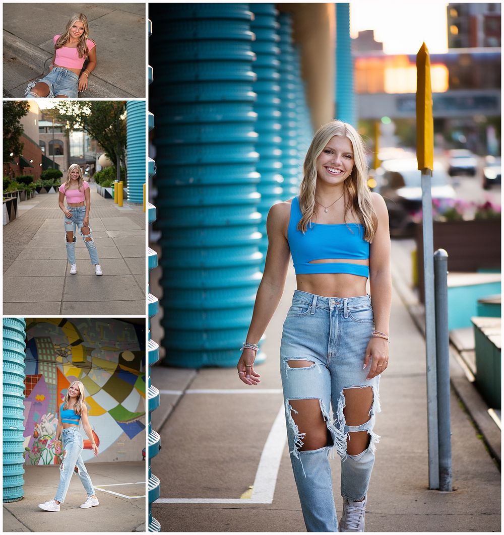 Senior session in East Lansing Michigan