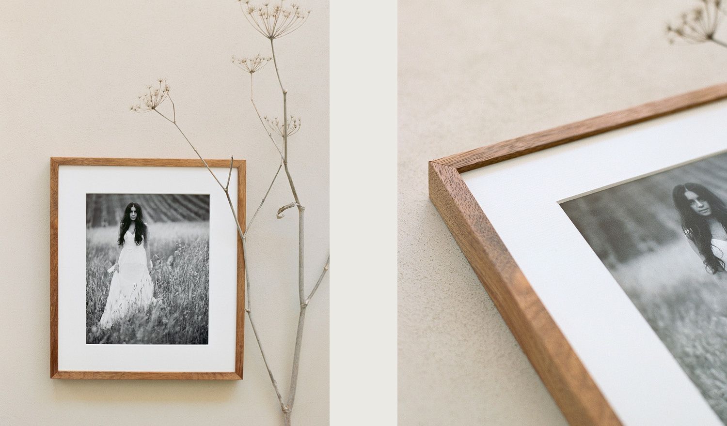 Photo of the Anna series framed art collection, showcasing the beautiful design and high-quality finish of each piece.