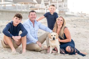 Marshfield, MA beach portraits by Heidi Harting Photography