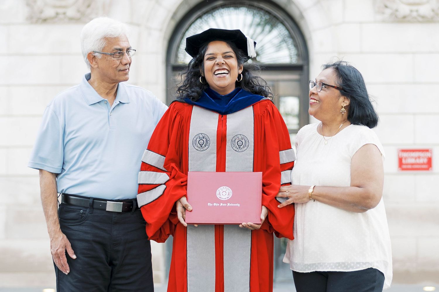 PHD graduate at ohio state university photographed by life by jude photography / judith sumner
