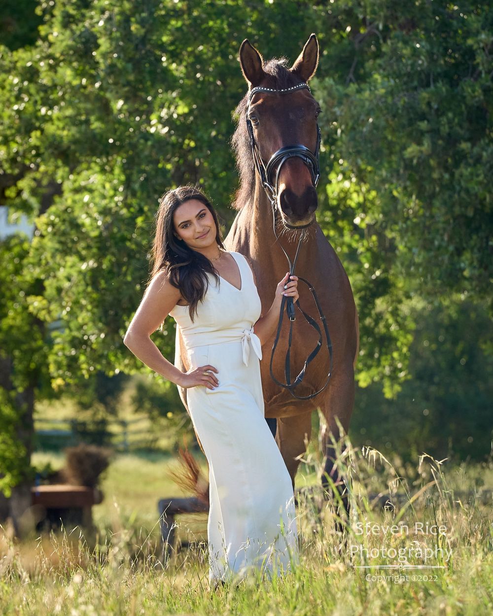Horse and rider portrait, at the Horse Park at Woodside