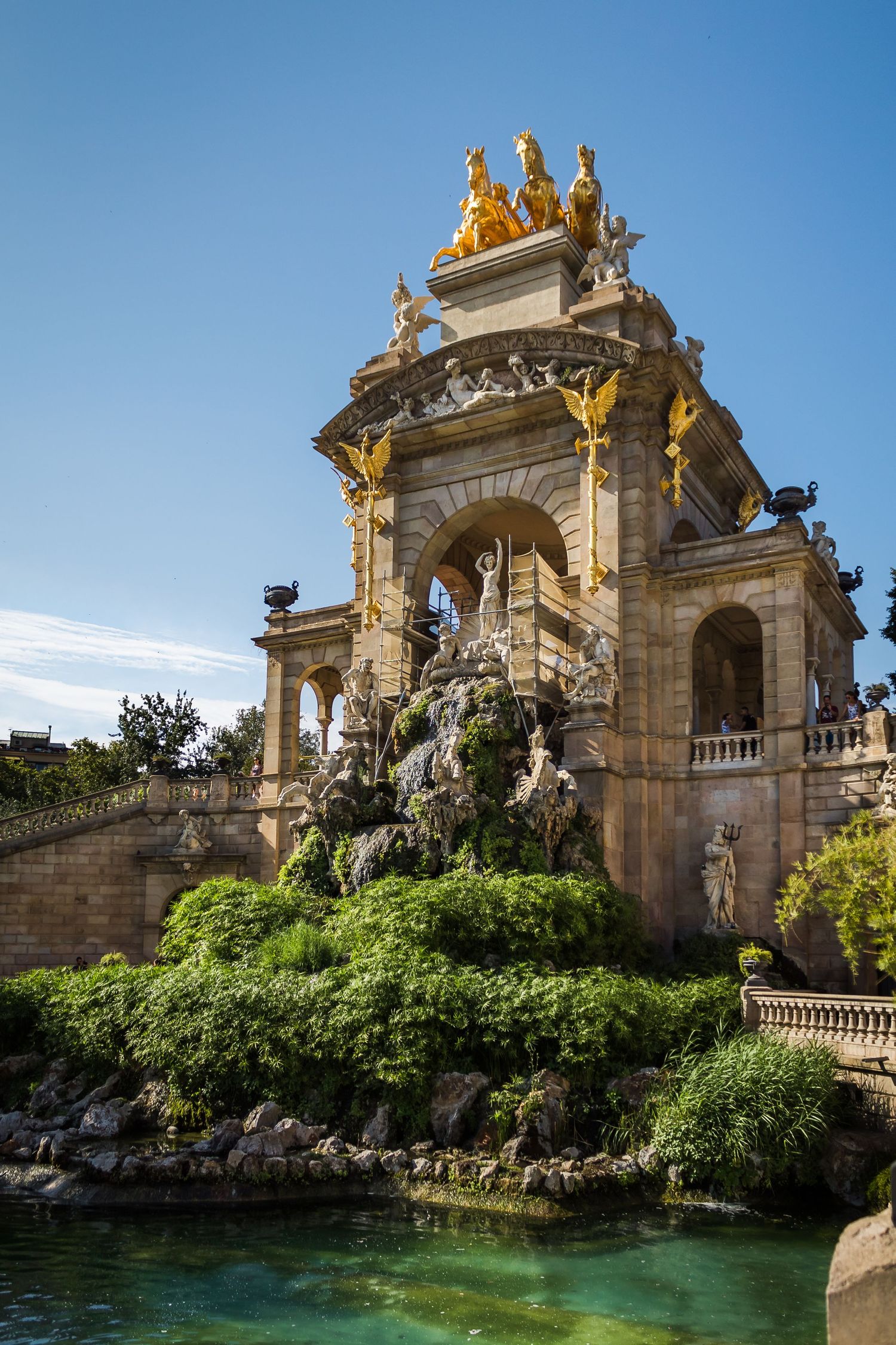 Cascada del parque de la Ciudadela (Barcelona - 2019)