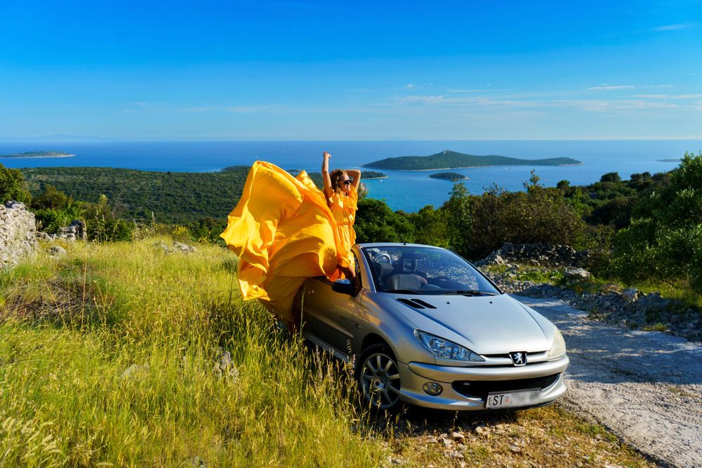 flying dress photo session Split photo agency Croatia
