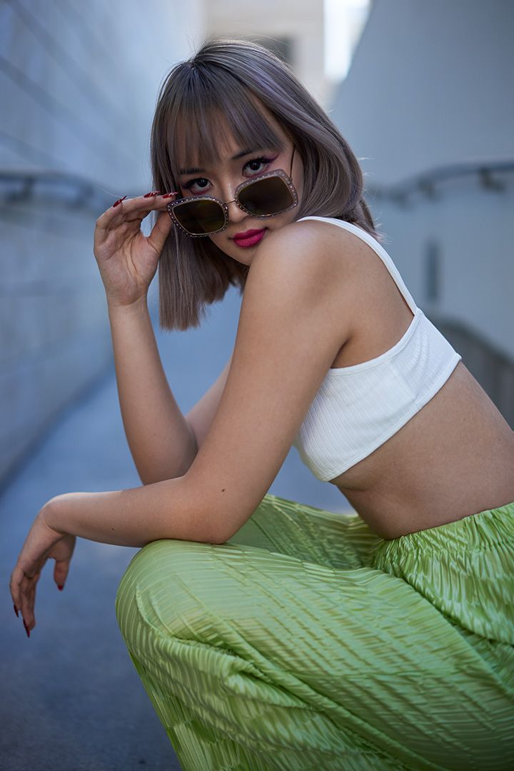 Fashion portrait on location