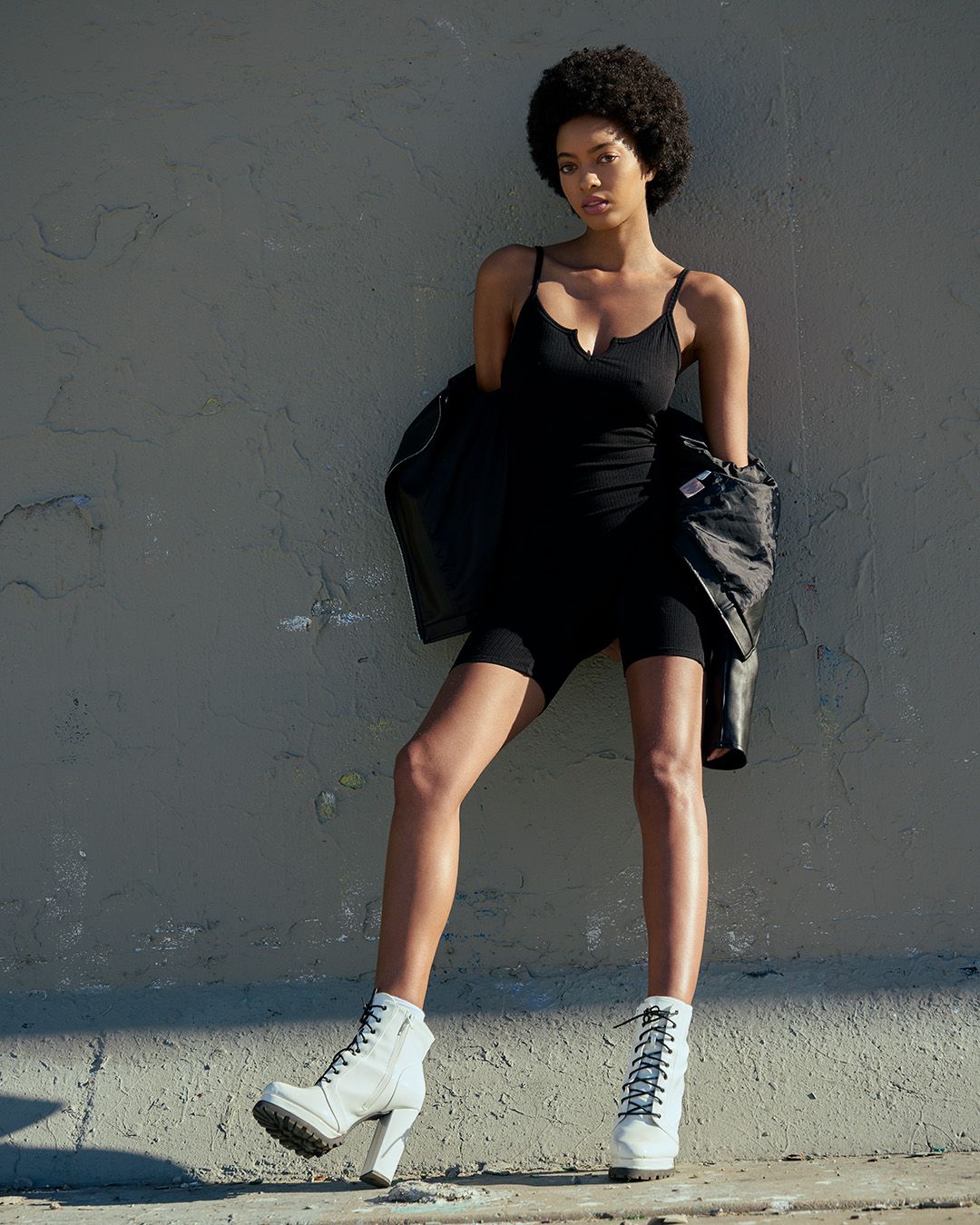 Fashion model Lyndsay at Sepulveda damn
