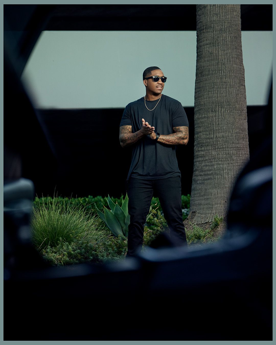 Athletic Model Ray on location