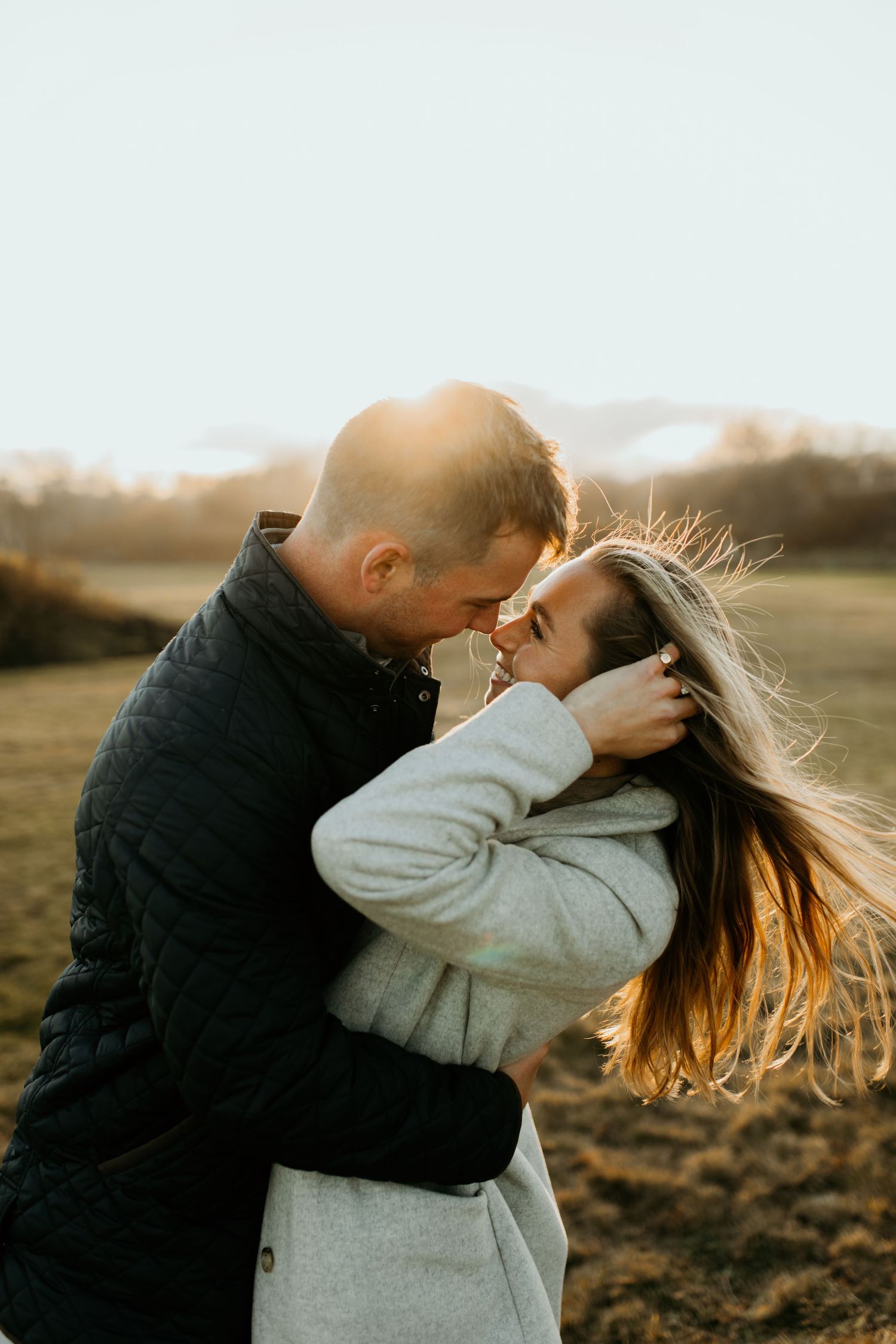 Portland Headlight Couple Engaged
