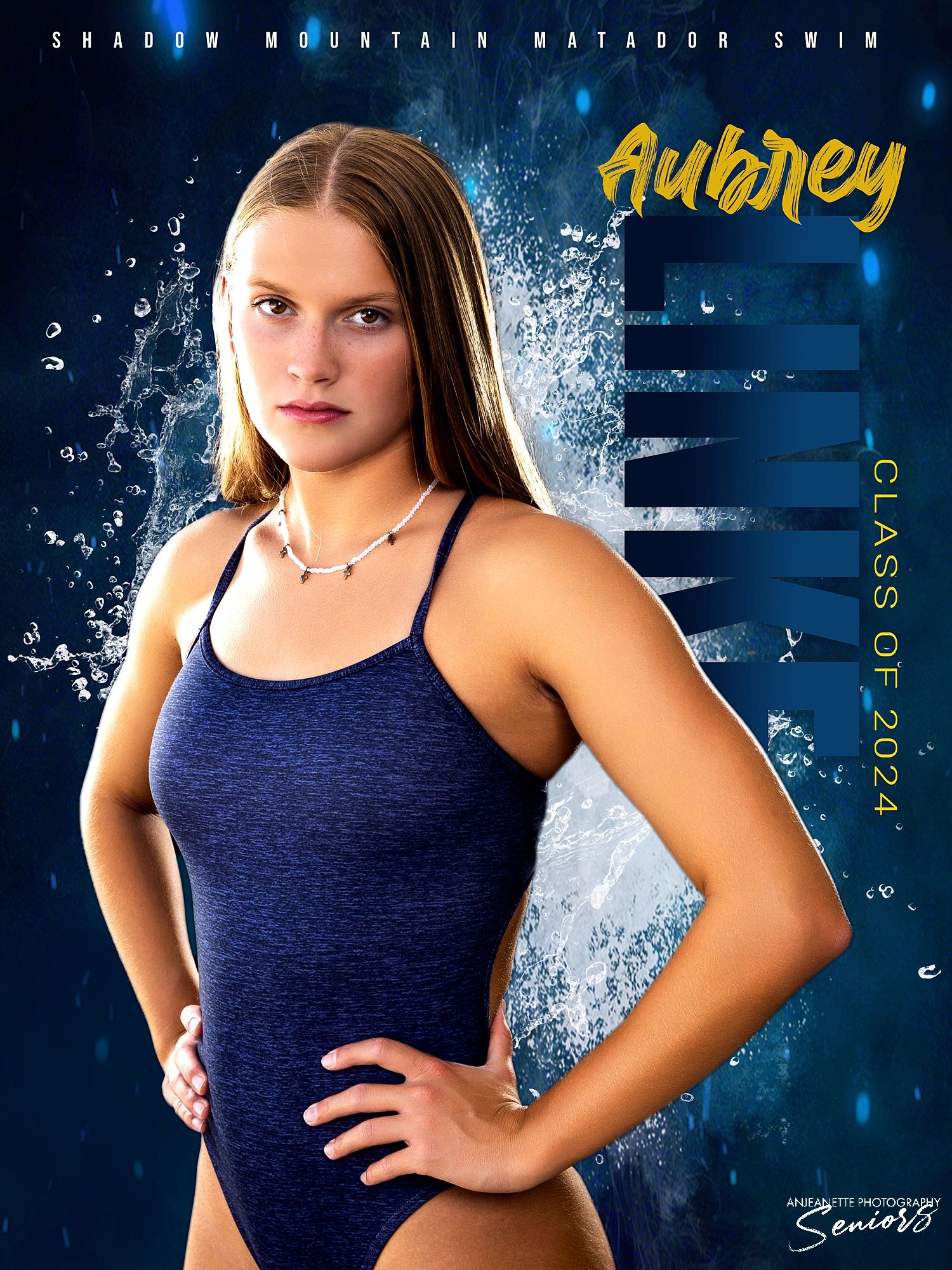 Sports Banner team Pictures Phoenix Arizona by Anjeanette Photography Graduation High School Seniors AZ