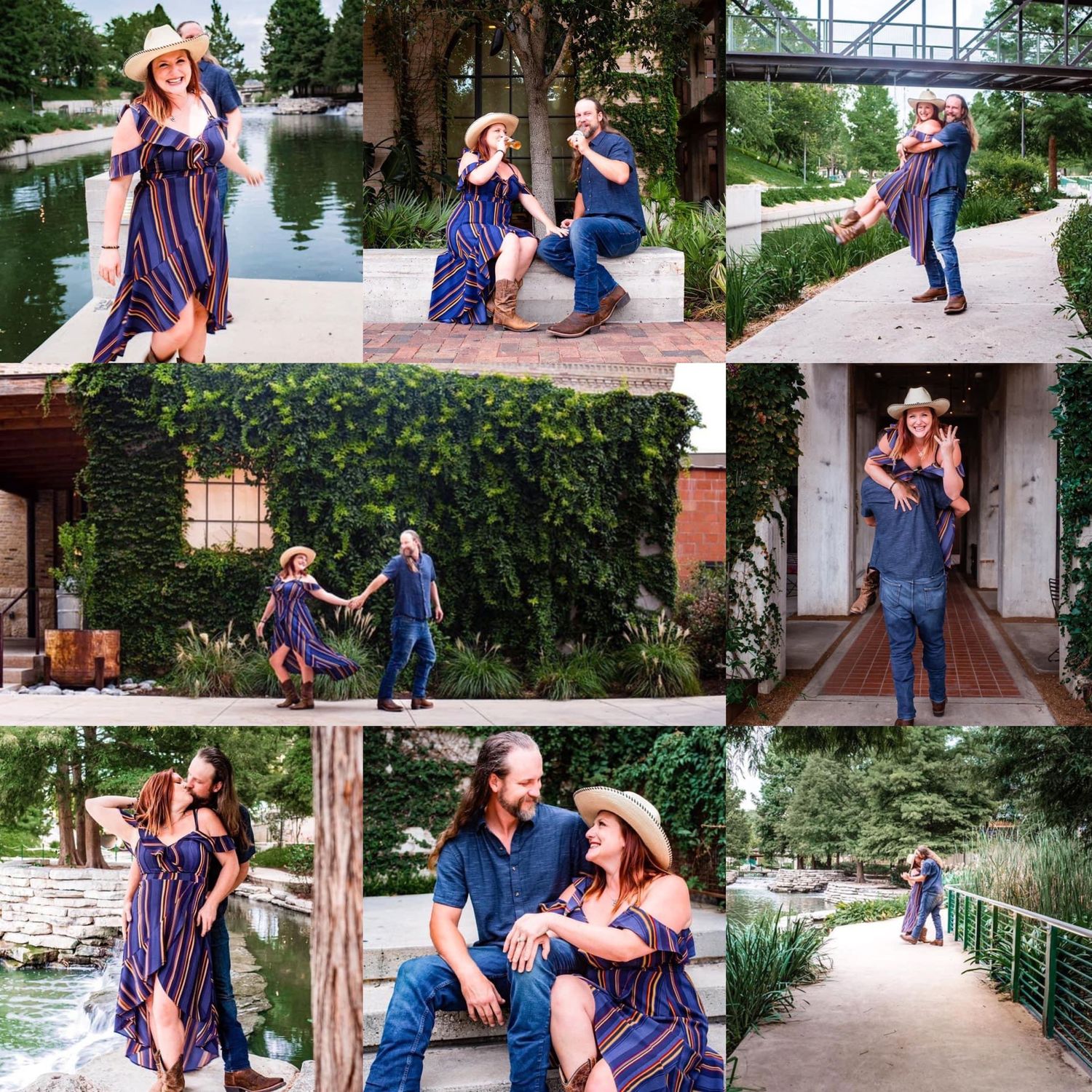 San Antonio engagement photos at the Historic Pearl Brewery.