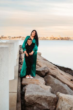 Boston family photographer christmas card photos