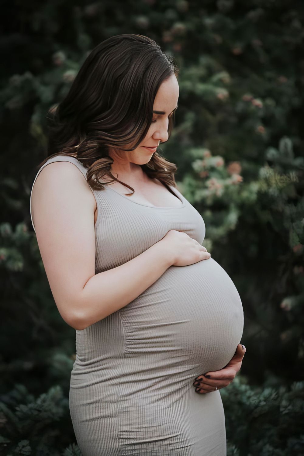 Maternity portrait session in the San Juan Mountains.