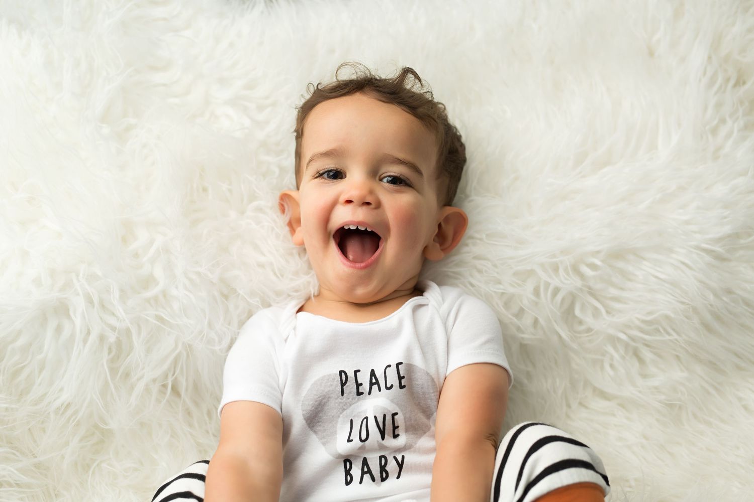 happy baby photography