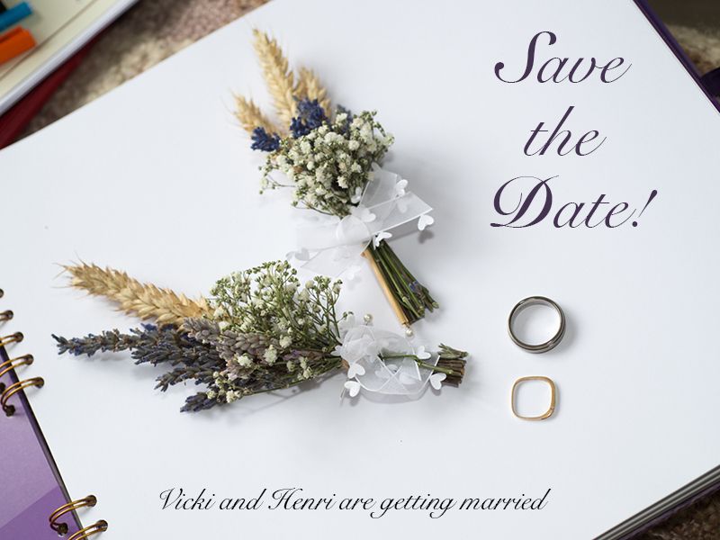Wedding rings make save the date invite. Engagement photography in High Wycombe by Abigail's Studio