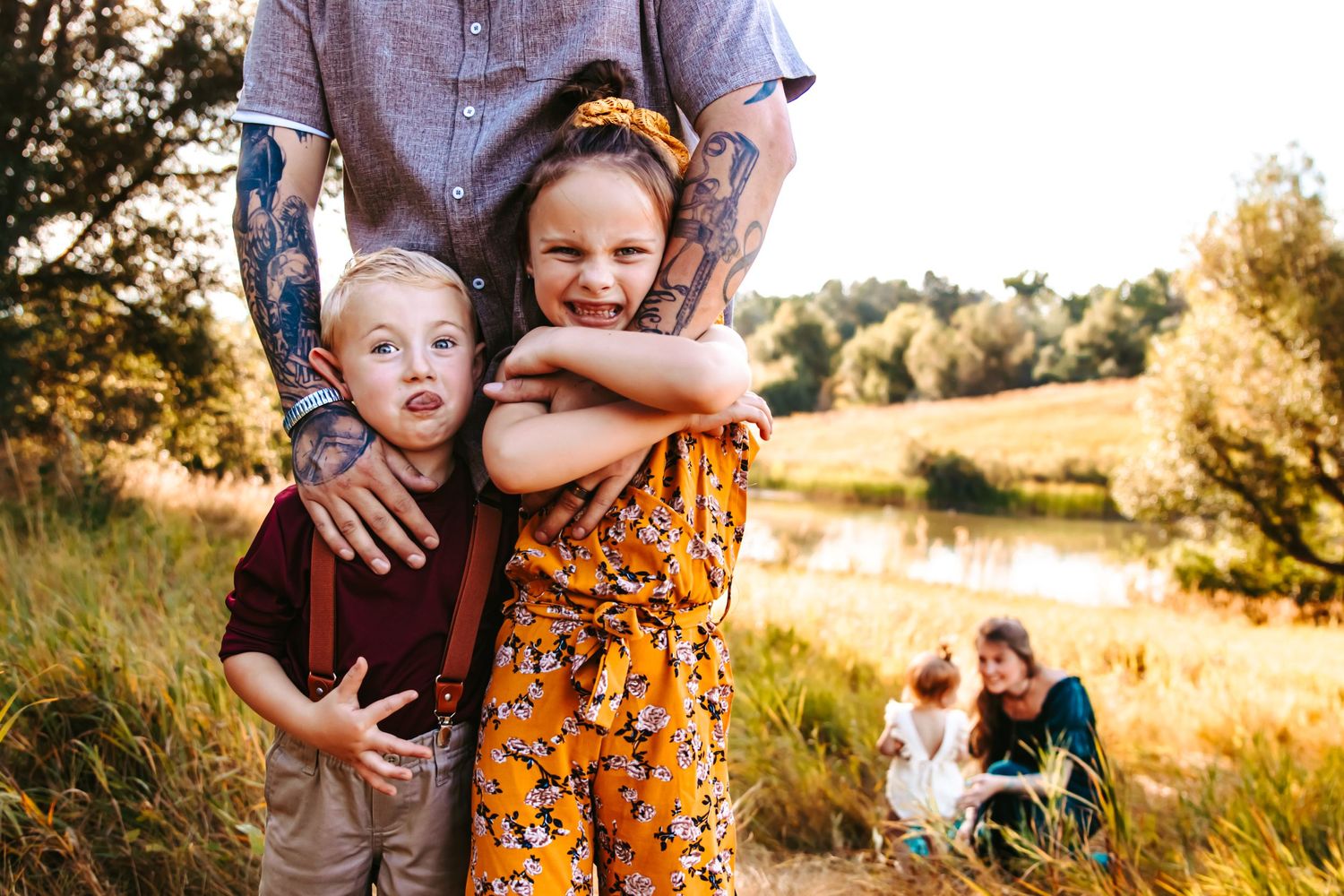 - family photography session.