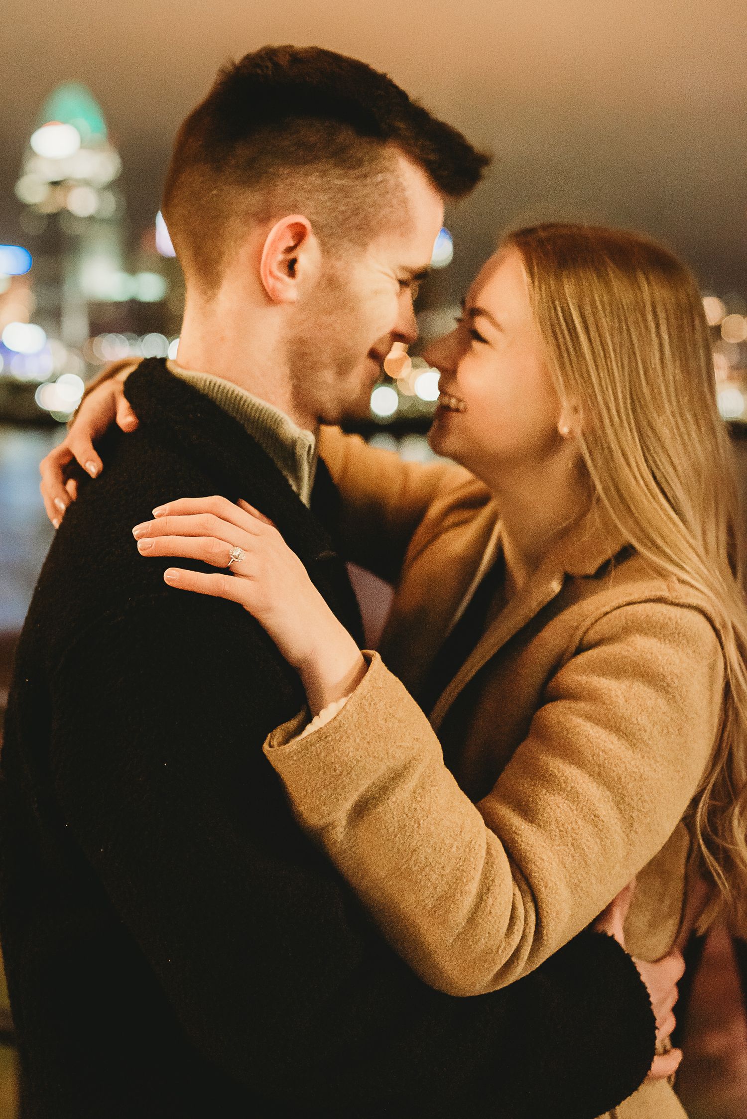 downtown engagement session in cincinnati