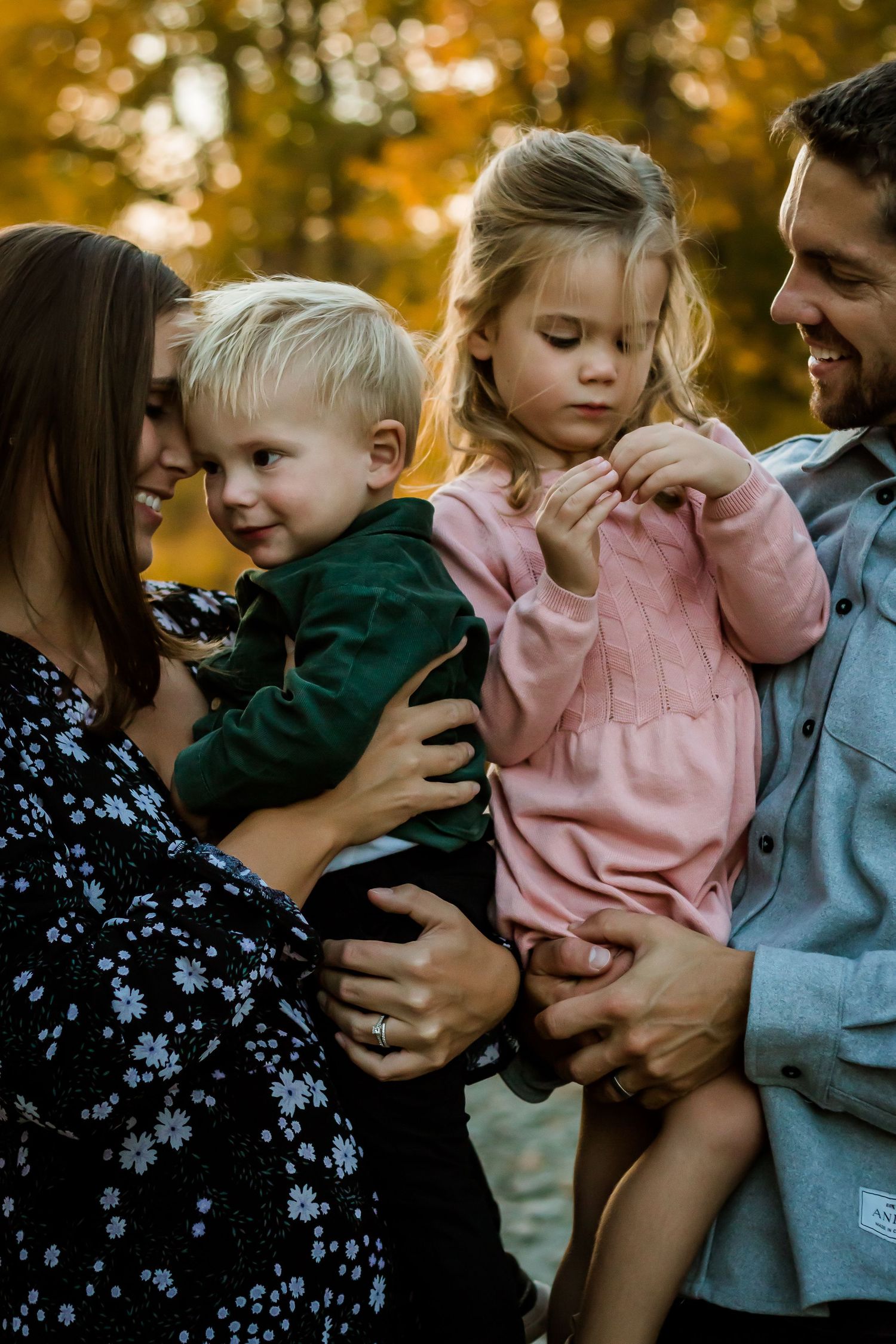Beautiful authentic fall family lifestyle photography in Calgary Alberta by Love & Sunshine Photography.