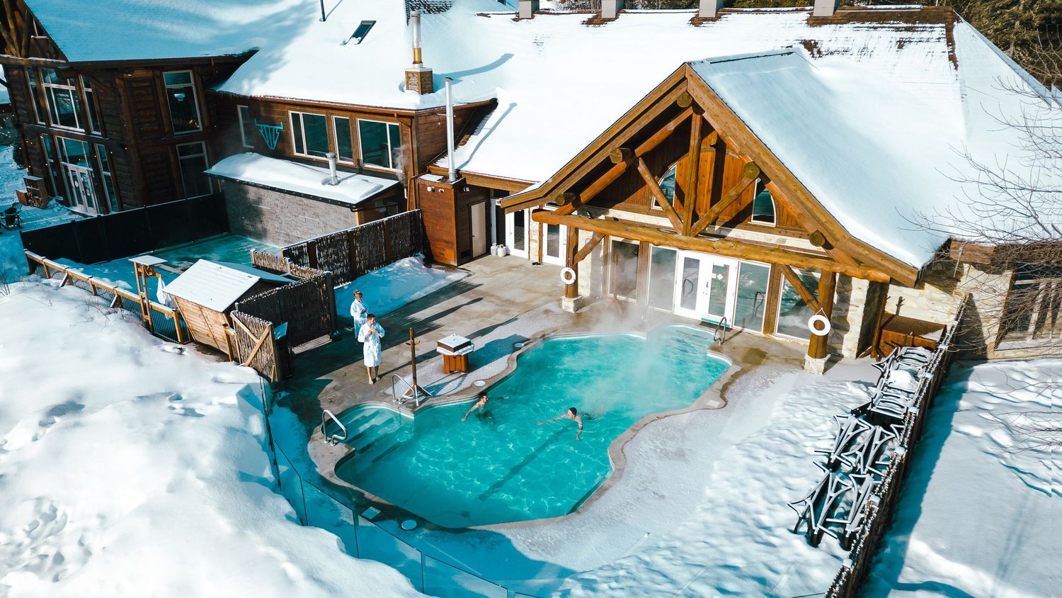 Auberge du Lac Taureau photo activités spa et piscine chauffée Gaelle Tremblay