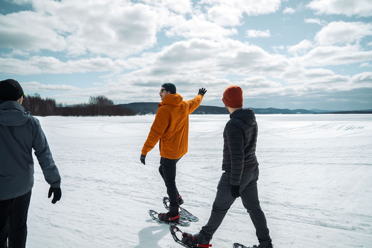 Auberge du Lac Taureau photo activités raquette Gaelle Tremblay