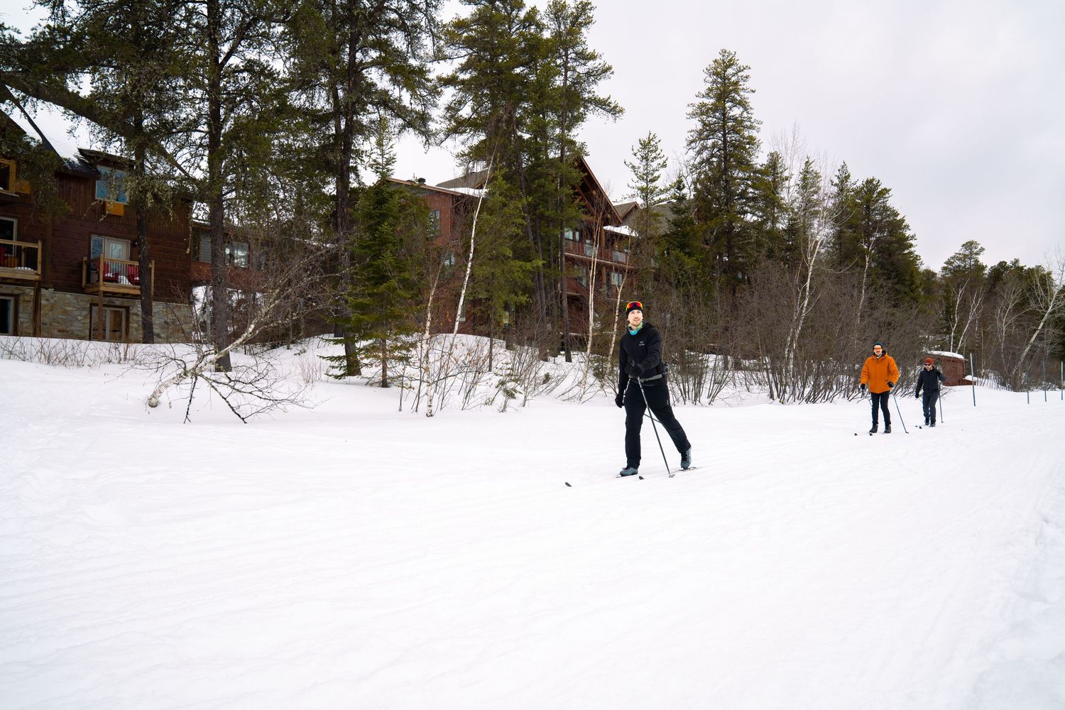 Auberge du Lac Taureau photo activités ski de fond classique Gaelle Tremblay
