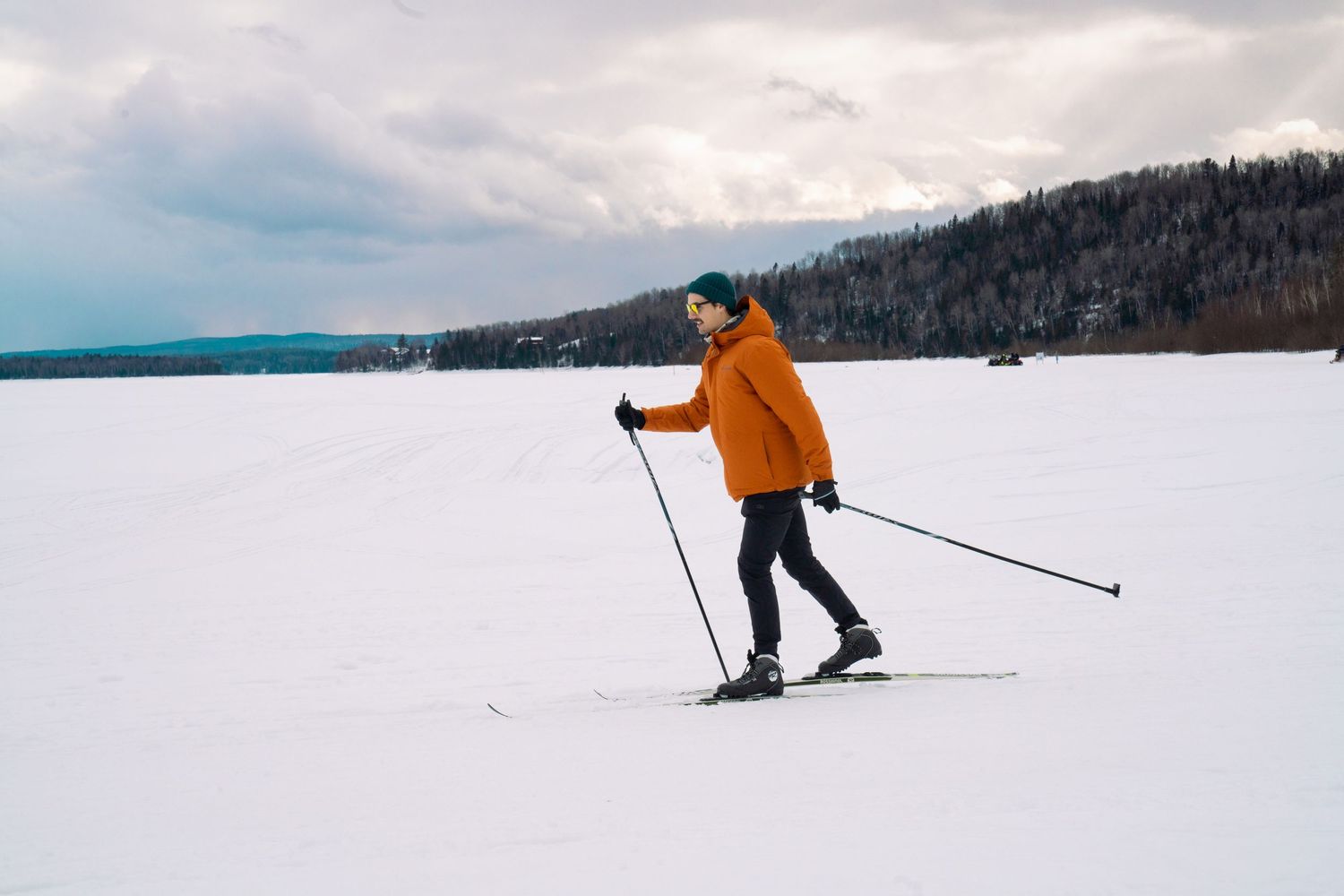 Auberge du Lac Taureau photo activités ski de fond Gaelle Tremblay