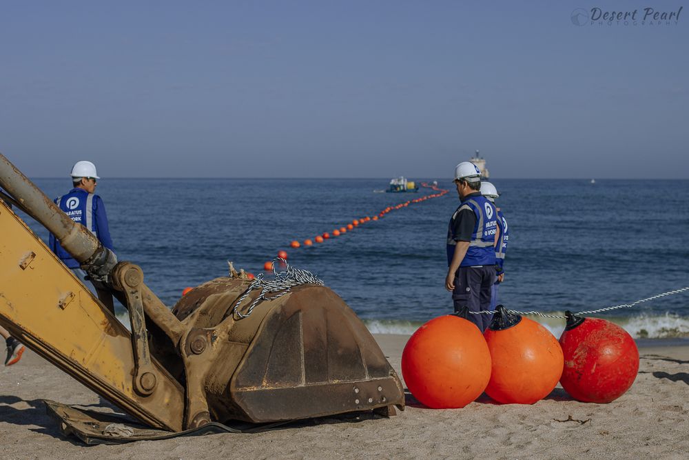 Events photography at Swakopmund with Paratus Equiano cable landing event