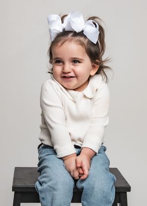 portrait of smiling toddler