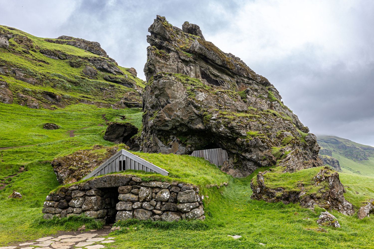 turf house iceland prints