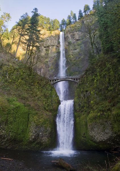 Multnomah Falls in Oregon State