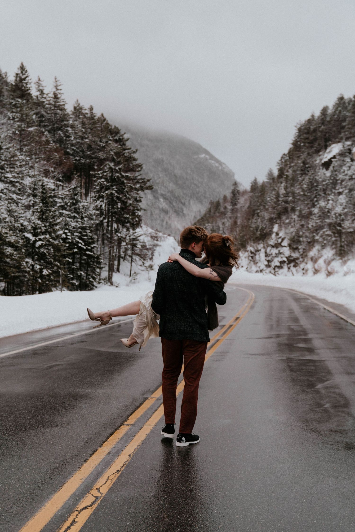 White Mountains Elopement Wedding Photographer New Hampshire Crawford Notch Lincoln