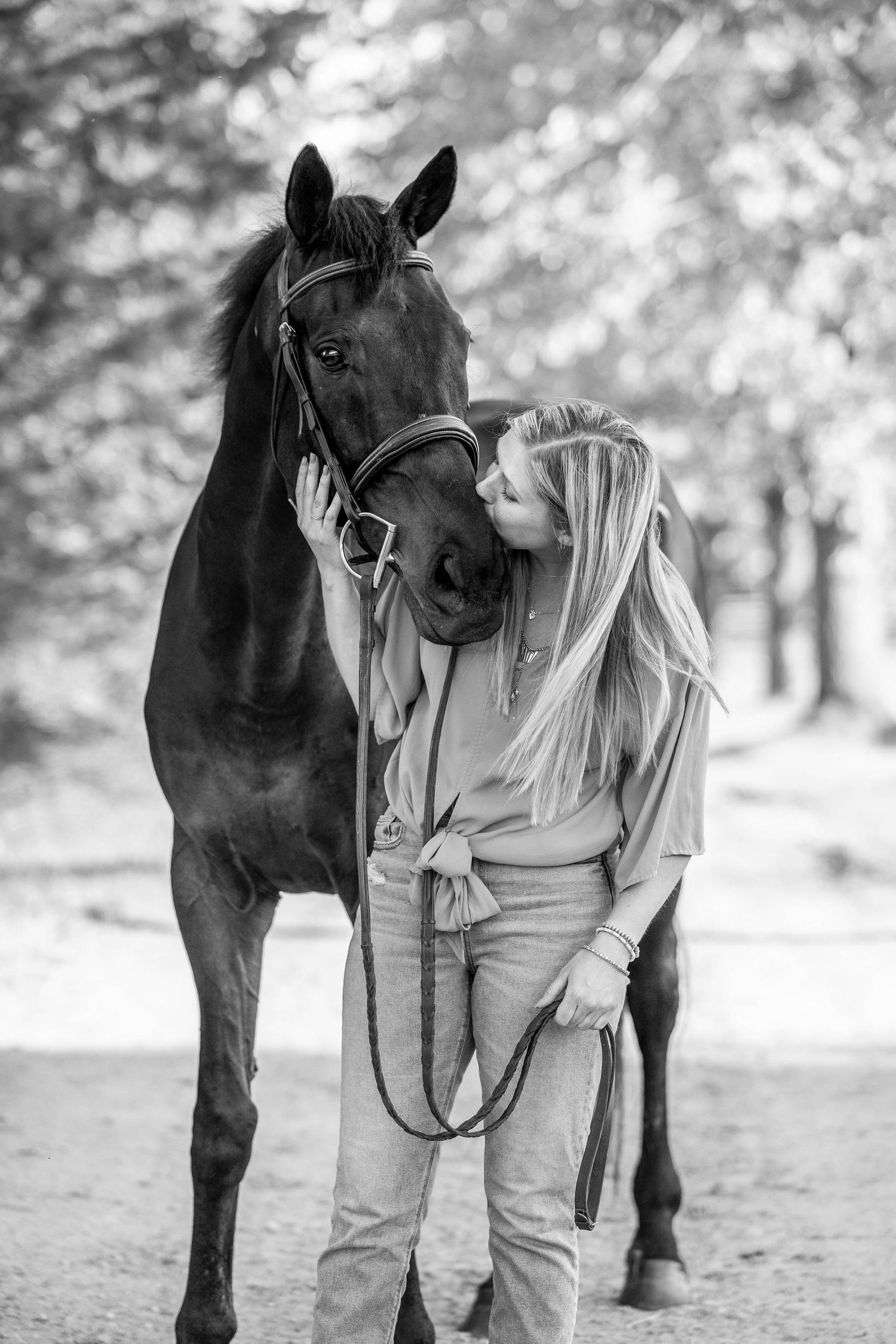 Shelby and Hero at Meadowview Farm in Lowell, Michigan