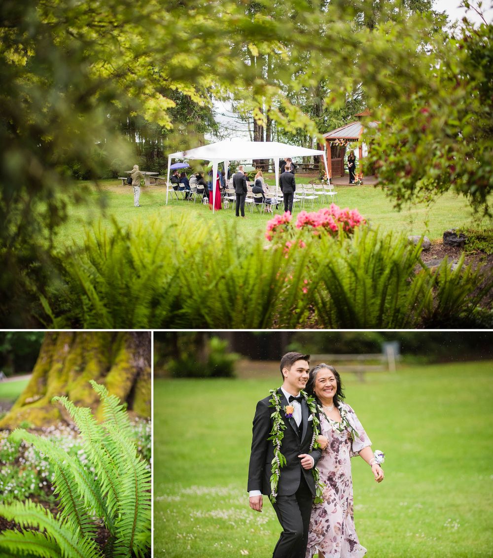 emel house wedding ceremony seabeck washington pnw pacific northwest